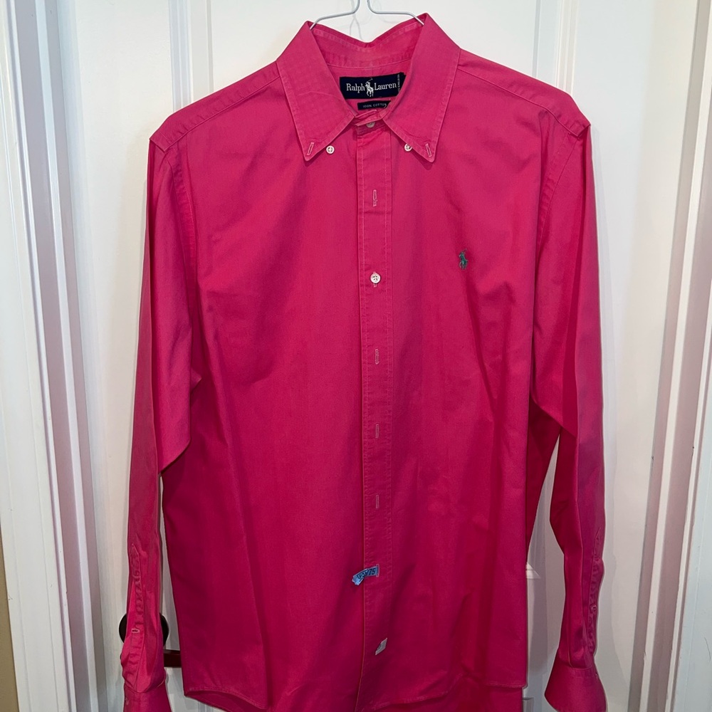 Ralph Lauren Men's Pink Shirt size Large